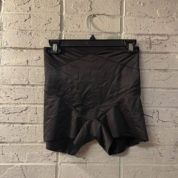 Cupid Extra Firm Control High-Waisted Boyshort Shapewear - Black XL - Picture 1 of 5